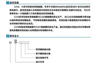 CJ19/CJ16系列切换电容交流接触器 高性能电容切换解决方案，价格优惠助力行业升级